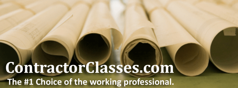 ContractorClasses.com — The #1 choice of the working professional